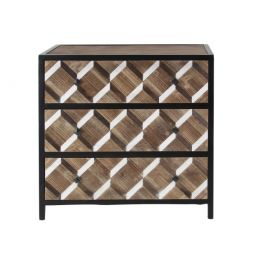 White Salmon Metal Accent Cabinet