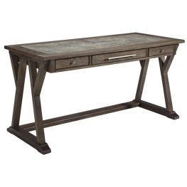 Luxenford Grayish Brown Home Office Large Leg Desk