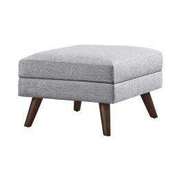 Cassville Grey Ottoman