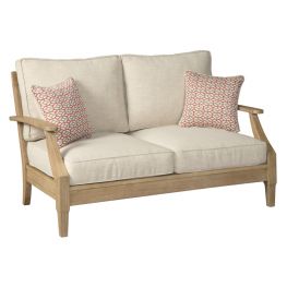 Clare View Beige Loveseat W/Cushion