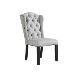 Jeanette Linen Dining Uph Side Chair