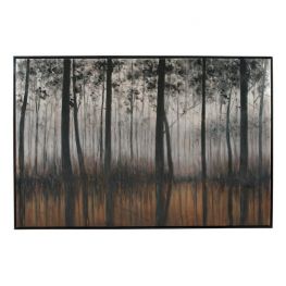 Philyra Black/Orange/Silver Wall Art