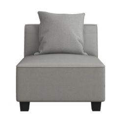 9357GY-AC Armless Chair