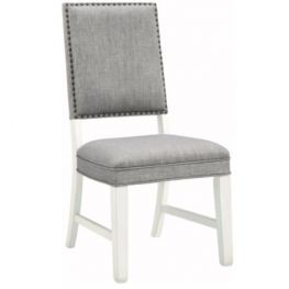 Nashbryn Gray/White Dining Uph Side Chair