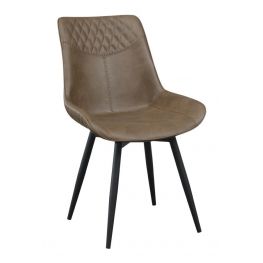 Chariton Camel Swivel Dining Chair
