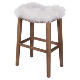Elmo Faux Fur Bar Stool