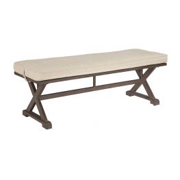 Lacey Outdoor Bench With Cushion