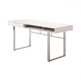 Tadem Glossy White Desk