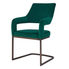 Raquel Velvet Jade Dining Chair