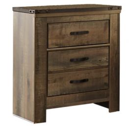 Trinell Brown Two Drawer Night Stand