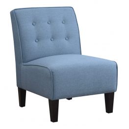 Robbie Blue Slipper Chair
