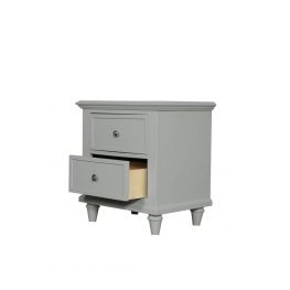 Newtown Gray 2 Drawer Nightstand