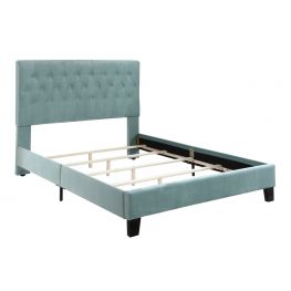 Amelia Light Blue Queen Bed