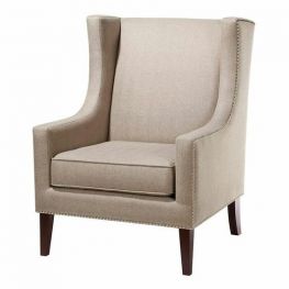 Baltimore Wing Chair Taupe