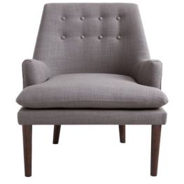 Grey Taylor Mid-Century Accent Chair
