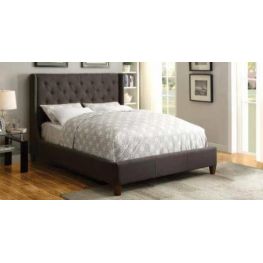 Knoll Grey King Bed