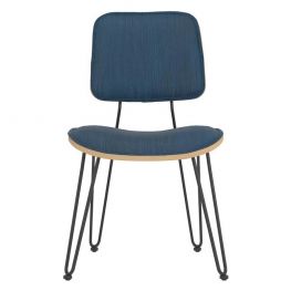 Camden Navy /Gunmetal Dining Chair