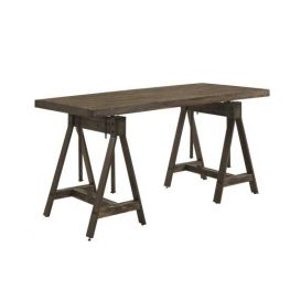 Freemont Adjustable Height Burnished Cognac Desk