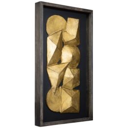 Grantton Antique Gray/Gold Finish Wall Decor