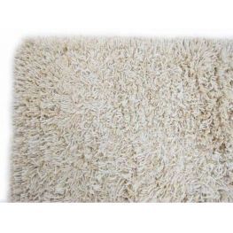 Cream And Tan Shag Rug 5'x7'