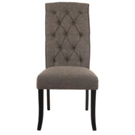 Tripton Graphite Dining Uph Side Chair