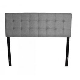 40982 Queen Grey Tufted Headboard