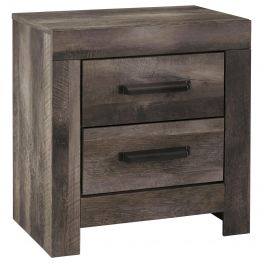 Wynnlow Gray Two Drawer Night Stand