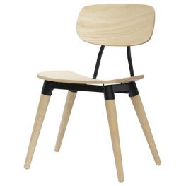 Waid Natural/Black Side Chair