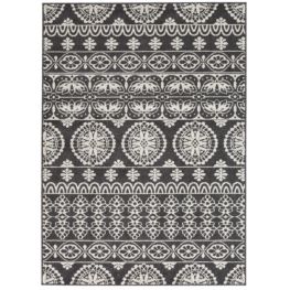 Jicarilla Black/White Medium Rug