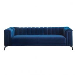 Stodda Round Blue Sofa