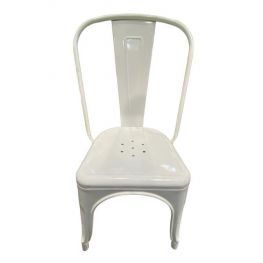 Metropolis Flat White Dining Chair
