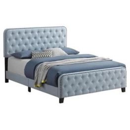 Mercer Delft Blue Queen Bed