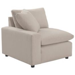 Savesto Ivory Laf Corner Chair