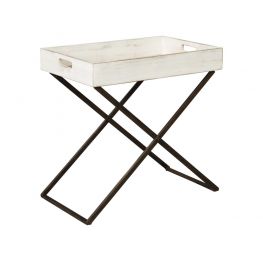 Janfield Antique White Accent Table