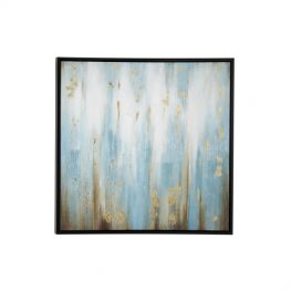 Gloria Wood Framed Canvas Art