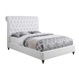 Georgia King White Bed