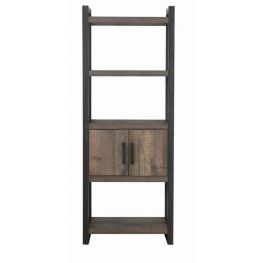 Luke Weathered Oak Bookcase