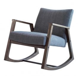 Lamar Dark Grey Rocking Chair