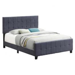 Maries Dark Grey/Black E King Bed