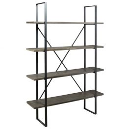 Gilesgrove Black/Gray Bookcase