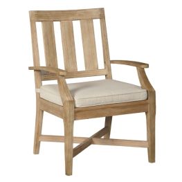 Clare View Beige Arm Chair With Cushion