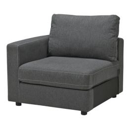 Candela Charcoal Laf Corner Chair