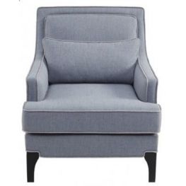 Collin Lounge Accent Chair Eclectic Blue
