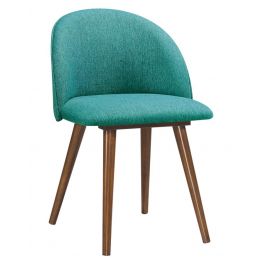 Holt Aqua/Dark Walnut Dining Chair