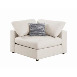 Cassville Beige Corner (Reversible Arm)