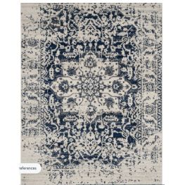 Madison Cream/Navy Rug 5x7