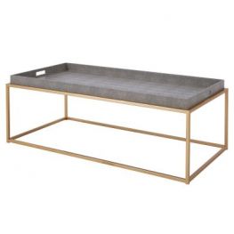 Feyre Faux Shagreen Coffee Table