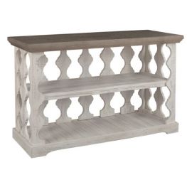 Havalance Gray/White Console Sofa Table