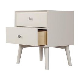 Sabrina White Nightstand